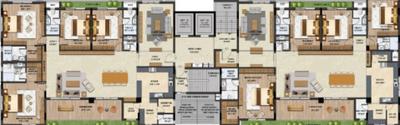Project Image of 4000.0 - 4006.0 Sq.ft 4 BHK Apartment for buy in Amethyst