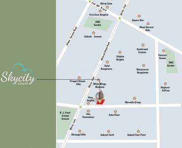Project Image of 0.0 - 1108.36 Sq.ft 3 BHK Apartment for buy in Shreeji Sky City Luxuria