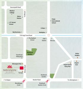 Project Image of 687.49 - 693.2 Sq.ft 2 BHK Apartment for buy in Atmiya Shivanjani Residency