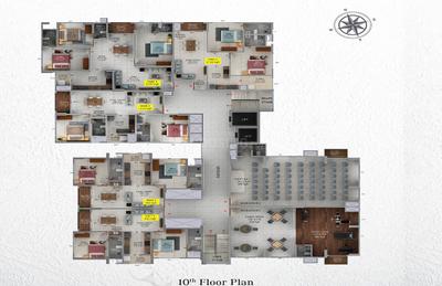 Project Image of 996.0 - 1497.0 Sq.ft 2 BHK Apartment for buy in Confident Heritage