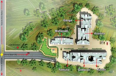 Project Image of 353.0 - 480.0 Sq.ft 1 BHK Apartment for buy in Laxmi Aangan Mahanadi Krishna And Ganga