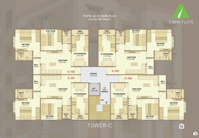 Project Image of 355.96 - 405.8 Sq.ft 2 BHK Apartment for buy in Ravi Asopalav Residency