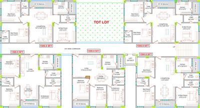 Project Image of 0.0 - 1459.91 Sq.ft 3 BHK Apartment for buy in Jubilee Laxmi Nivas