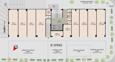 Project Image of 602.24 - 637.01 Sq.ft 2 BHK Apartment for buy in Shiv Shakti Luxuria Platinum Block B