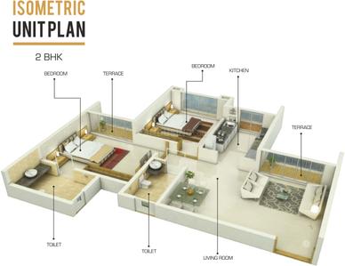 Project Image of 461.0 - 706.0 Sq.ft 1 BHK Apartment for buy in Ved Brillante