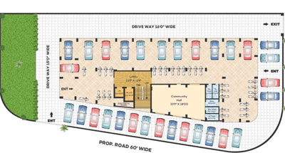 Project Image of 1260.0 - 2911.0 Sq.ft 2 BHK Apartment for buy in Meeradhe Dreams