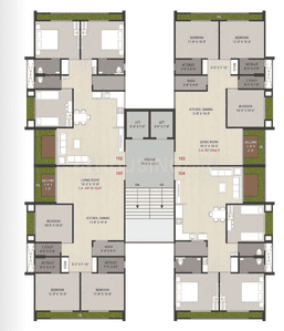 Project Image of 849.0 - 991.0 Sq.ft 3 BHK Apartment for buy in Digja Samarth Phase 2