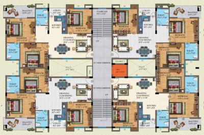 Project Image of 530.0 - 1425.0 Sq.ft 1 BHK Apartment for buy in Krishna Laxmi Arcade