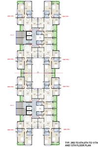 Project Image of 1860.0 - 2550.0 Sq.ft 3 BHK Apartment for buy in Daksh Avlon