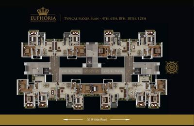 Project Image of 443.0 - 554.48 Sq.ft 2 BHK Apartment for buy in Euphoria