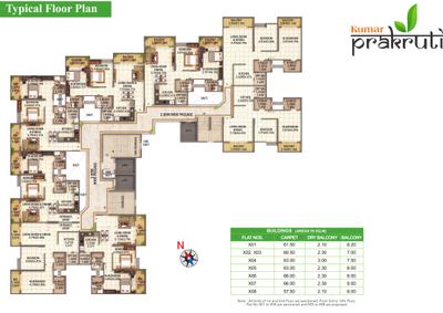 Project Image of 1080 Sq.ft 2 BHK Apartment / Flat for sale in Bhugaon for Rs. 9500000