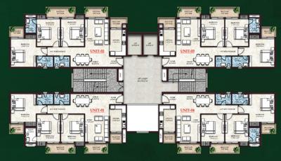 Project Image of 1144.0 - 1645.0 Sq.ft 3 BHK Apartment for buy in Omaxe Cassia GH II Phase II