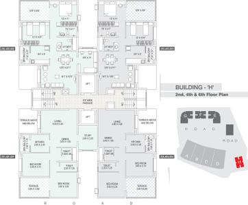 Project Image of 0.0 - 716.0 Sq.ft 2 BHK Apartment for buy in Altrack Ziggurat H Building