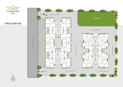 Project Image of 0.0 - 716.23 Sq.ft 3 BHK Apartment for buy in Shiv Signature Sky
