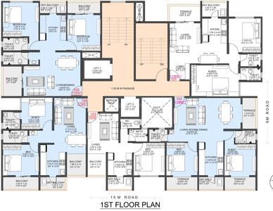 Project Image of 1115 Sq.ft 2 BHK Apartment / Flat for sale in Kothrud for Rs. 13000000