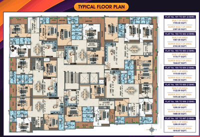 Project Image of 1566.0 - 2387.0 Sq.ft 3 BHK Apartment for buy in Empire Edge