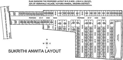 Subhagruha Sukrithi Anwita Layout Plan 1