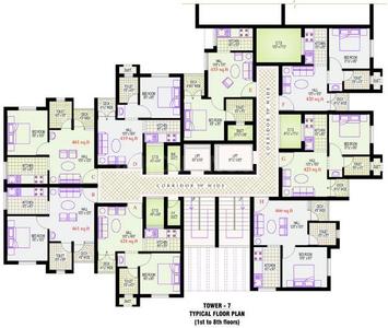 Project Image of 385.0 - 754.0 Sq.ft 1 BHK Apartment for buy in Vijay Shanthi Infiniti