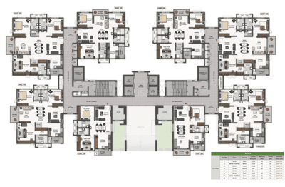 Project Image of 1243.0 - 2257.0 Sq.ft 2 BHK Apartment for buy in Aparna Zenon
