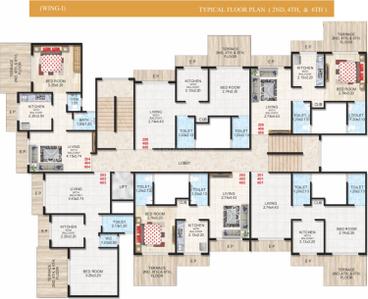 Project Image of 343.0 - 443.0 Sq.ft 1 BHK Apartment for buy in Soham Precious Harmony