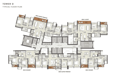 Project Image of 783.0 - 1147.0 Sq.ft 2 BHK Apartment for buy in Kalpataru Estella Tower C and D
