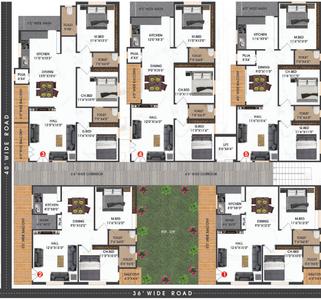 Project Image of 1270.0 - 1630.0 Sq.ft 2 BHK Apartment for buy in Bommarillu Taranga