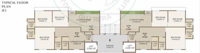 Project Image of 467.69 - 723.01 Sq.ft 2 BHK Apartment for buy in Krishna Pushpak Harmony