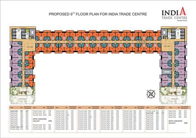 Project Image of 550.0 - 650.0 Sq.ft 1 BHK Apartment for buy in Omaxe India Trade Centre