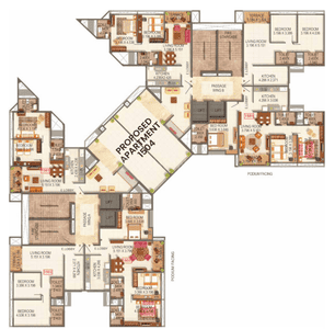 Project Image of 638.3 - 981.67 Sq.ft 2 BHK Apartment for buy in Kumar Palmspring Towers