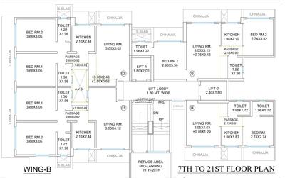 Project Image of 356.0 - 634.0 Sq.ft 1 BHK Apartment for buy in Asmi Legend