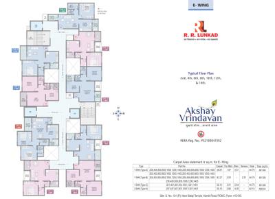 Project Image of 420.87 - 707.41 Sq.ft 1 BHK Apartment for buy in RR Akshay Vrindavan