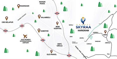 Project Image of 350.0 - 566.0 Sq.ft 1 BHK Apartment for buy in Shanti Skyraa