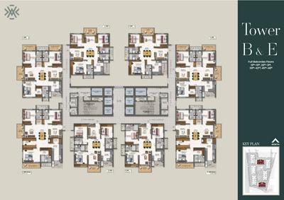 Project Image of 1655.0 - 2465.0 Sq.ft 3 BHK Apartment for buy in Team4 Aria