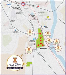 Project Image of 416.0 - 585.0 Sq.ft 1 BHK Apartment for buy in Raj Tulsi Galaxy