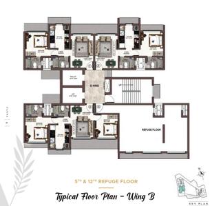 Project Image of 440.03 - 691.26 Sq.ft 1 BHK Apartment for buy in Kolte Patil Vaayu