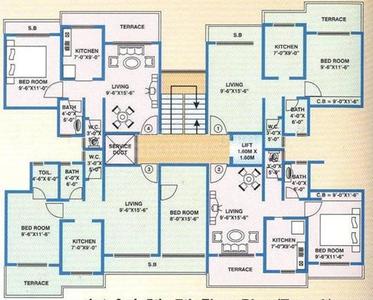 Project Image of 650.0 - 1287.0 Sq.ft 1 BHK Apartment for buy in Reliance Residency