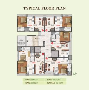 Project Image of 362.0 - 599.0 Sq.ft 1 BHK Apartment for buy in Vrindavan Elite