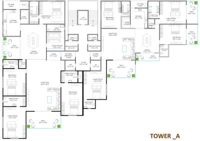 Project Image of 3283.0 - 4398.0 Sq.ft 4 BHK Apartment for buy in Newtone Ashirwad River Homes 1