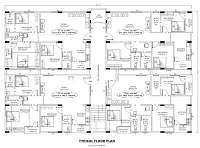 Skanda Regency Regency Cluster Plan from 1st to 5th Floor 1