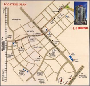 Kothari K D Hermitage Building No 1 Location Plan 1