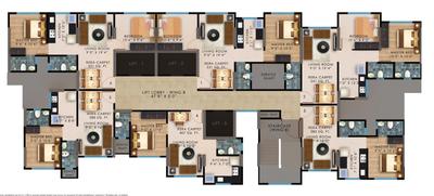 Project Image of 365.0 - 730.0 Sq.ft 1 BHK Apartment for buy in Vaibhavlaxmi East Syde
