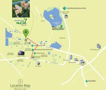 Project Image of 1266.0 - 2224.0 Sq.ft 2 BHK Apartment for buy in Shrachi Greenwood Nest