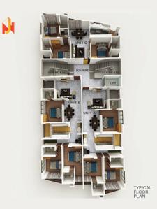 Project Image of 711.0 - 914.0 Sq.ft 3 BHK Apartment for buy in NJN Meriton