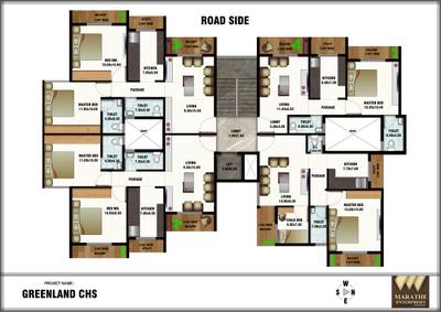 Project Image of 440.0 - 610.0 Sq.ft 1 BHK Apartment for buy in Marathe Shubhanand NX And Greenland NX