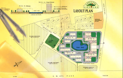Project Image of 1250.0 - 1560.0 Sq.ft 3 BHK Apartment for buy in Calcutta Green