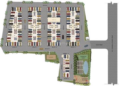 Project Image of 1107.0 - 1334.0 Sq.ft 3 BHK Apartment for buy in RSK Orchid Garden