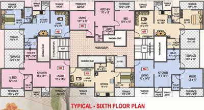 Project Image of 582.0 - 871.0 Sq.ft 1 BHK Apartment for buy in Shree Sriroz Paradise