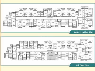 Project Image of 328.0 - 557.14 Sq.ft 1 BHK Apartment for buy in Iskcon Residency Phase 1