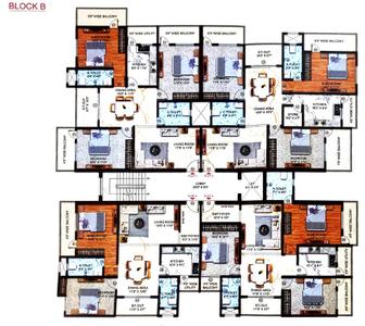 Project Image of 1305.0 - 1924.0 Sq.ft 2 BHK Apartment for buy in R K Prachi Enclave