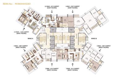 Project Image of 813.0 - 2187.0 Sq.ft 2 BHK Apartment for buy in Transcon Triumph T1